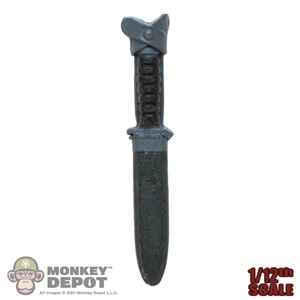 Knife: POP Toys 1/12th Molded Fixed Blade w/Sheath