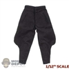 Pants: POP Toys 1/12th Mens WWII German Black Officer Trousers