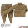 Uniform: POP Toys 1/12th Mens WWII Russian Uniform w/Insignia (Weathered)