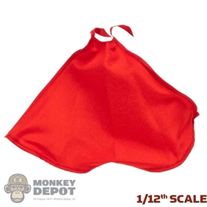 Cape: POP Toys 1/12th Mens Red Cape