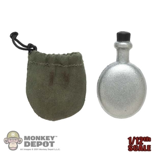 Bottle: POP Toys 1/12 WWII Russian Canteen w/Cover (Weathered)