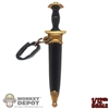 Knife: POP Toys 1/12th Dagger with Scabbard (Knife can not be removed) (Metal)