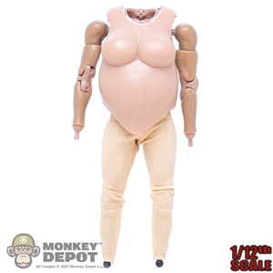 Figure: POP Toys 1/12 Female Body with Attached Molded Fat Suit