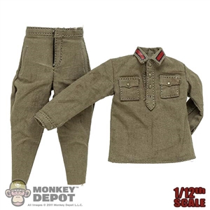Uniform: POP Toys 1/12th Mens WWII Russian Uniform w/Insignia