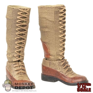 Boots: POP Toys 1/12 Mens Molded Boots