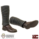 Boots: POP Toys 1/12 Mens Molded Officer Boots