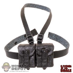 Belt: POP Toys 1/12th Mens Belt with Ammunition Bag