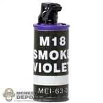 Grenade: QO Toys US M18 Smoke Grenade (Violet)