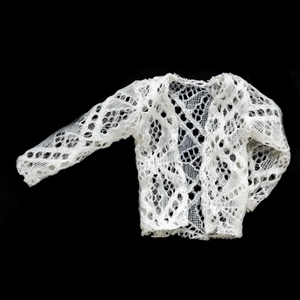 Shirt: Redman Female Teenager White Lace-Like Shirt