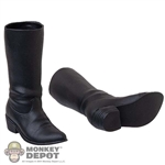 Shoes: Redman Molded Black Cowboy Boots