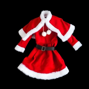 Outfit: Star Ace Teenage Girls Santa Costume w/Belt (READ NOTES)