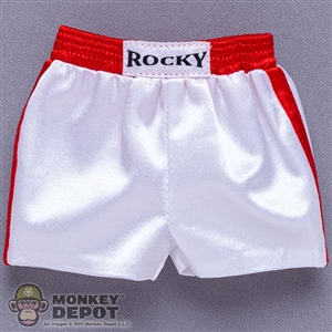 Shorts: Star Ace Mens Rocky Red/White Boxing Shorts