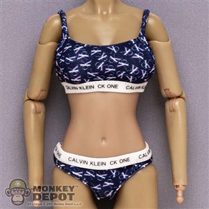 Lingerie: SA Toys CK Logo Bra and Brief Underwear Set