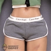 Bottoms: SA Toys CK Gray Hot Pants Shorts
