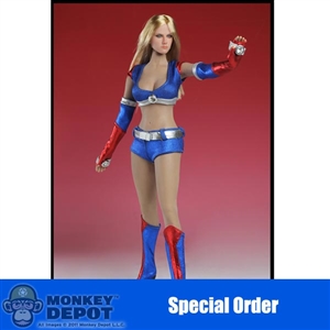 Clothing Set: Super Duck Blue Cheerleading Outfit (SUD-C008B)