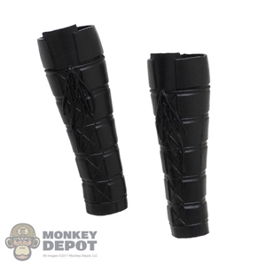 Armor: Super Duck Female Black Molded Leg Guards