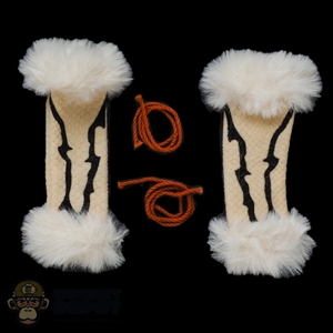 Wraps: Super Duck Female Fur Leg Sleeves w/Rope