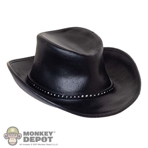 Hat: Super Duck Female Black Cowboy Hat