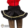 Skirt: Super Duck Female Pleated Black Skirt