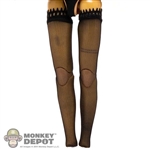 Stockings: Super Duck Female Black Thigh Highs