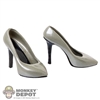Shoes: Super Duck Female Gray High Heels