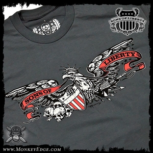Sons of Liberty: S.O.L. Fighting Eagle Mens T