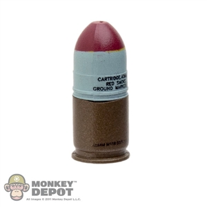 Ammo: Soldier Story CTG 40MM Red Smoke Ground Marker M713 Grenade