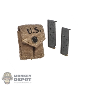 Ammo: Soldier Story M-1923 .45 Mag Pouch w/Ammo