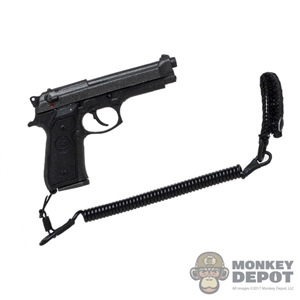 Pistol: Soldier Story M92F 9mm Pistol w/Safety Lanyard