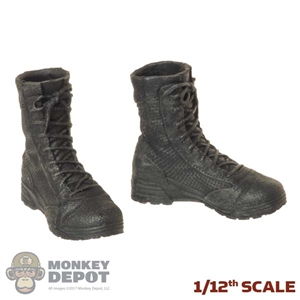 Boots: Soldier Story 1/12 Mens Black Tactical Boots