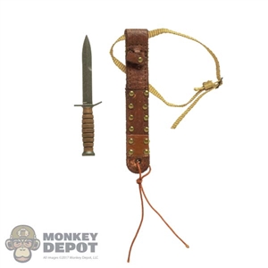 Knife: Soldier Story US WWII M3 Knife w/M6 Leatherlike Scabbard