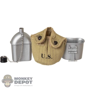 Canteen: Soldier Story US WWII M1910 Canteen w/Cover