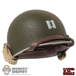 Helmet: Soldier Story 1/12th Mens M1 Helmet w/ Captain Rank (Metal)