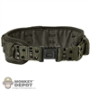 Belt: Soldier Story Mens Green Pistol Belt w/Pad