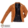 Coat: SW Toys Female Suede-like Jacket w/ Brooch