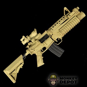 Rifle: Toys City M4 Carbine w/203, ACOG