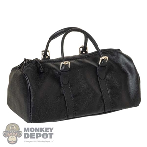 Bag: Tough Guys Black Leather-Like Duffel Bag