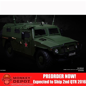 Boxed Vehicle: Taowan 1/6 Full Metal Russian Armored High-Mobility Vehicle