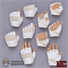 Hands: TW Toys 1/12th Mens Molded Gloved Hands Set