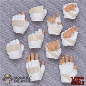 Hands: TW Toys 1/12th Mens Molded Gloved Hands Set