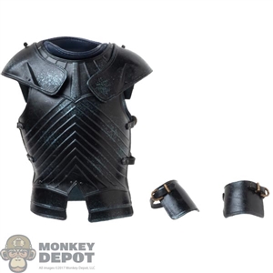 Armor: ThreeZero Brienne of Tarth Black Chest + Arm Guards