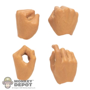 Hands: ThreeZero Mens 4 Piece Hand Set (Right Trigger)