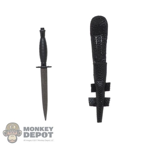 Knife: Ujindou British Dagger w/Leather-Like Sheath