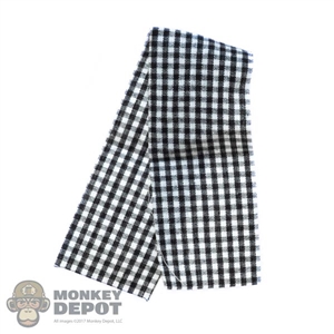 Scarf: Ujindou Black/White Checkered Scarf