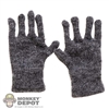 Gloves: Ujindou Mens Dark Gray Gloves