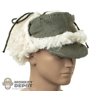 Hat: Ujindou Mens German M43 Winter Fur Cap