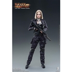 Very Cool 1/12 Black MC Camouflage Women Soldier Villa (VCF-3005)