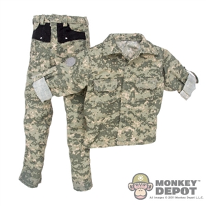 Uniform: Very Cool Camo Fatigues w/Rolled Up Sleeves