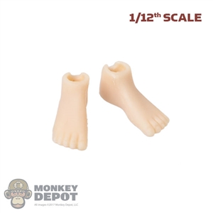 Feet: Very Cool 1:12 Female Flat Feet