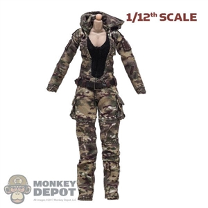 Figure: Very Cool 1/12 Female Base Body w/Camo Jumpsuit